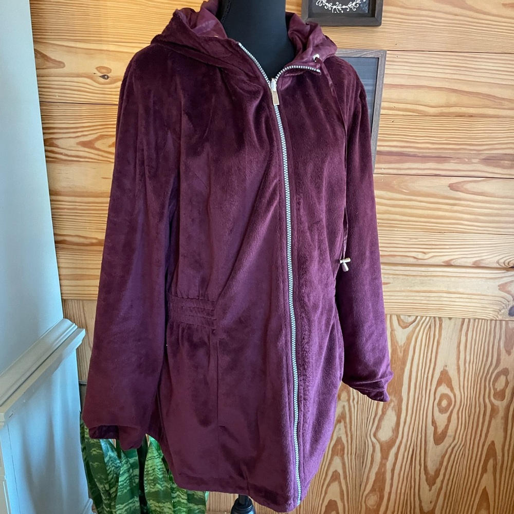 Wind/Rain Reversible Jacket Measures Size Medium. - image 2